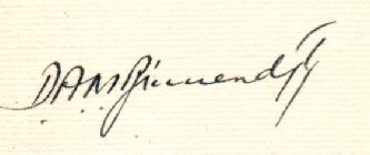 Handtekening D.A.M. Binnendijk
