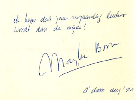 handtekening Marijke Boon
