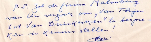 handschrift F.A. Brunklaus