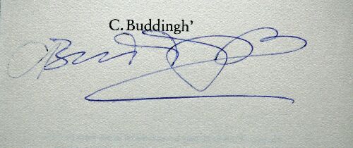 Handtekening C. Buddingh'