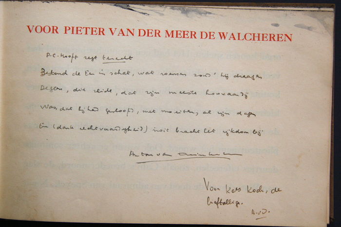 handschrift Anton van Duinkerken