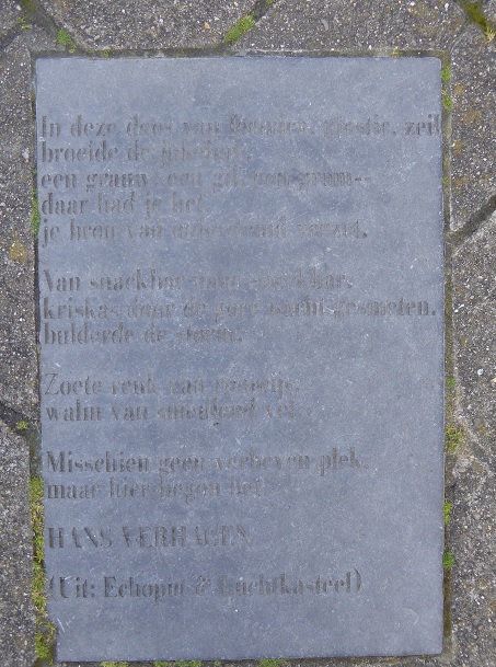 Gedicht Hans Verhagen