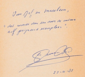 handschrift Geert van Beek