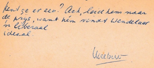 Handschrift Lucebert
