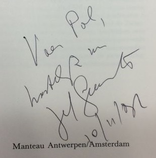 Handschrift Jef Geeraerts
