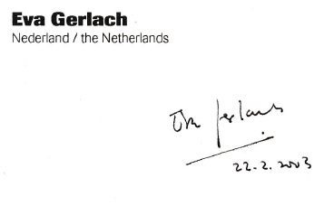handtekening Eva Gerlach