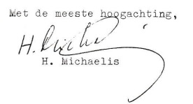 handtekening Hanny Michaelis