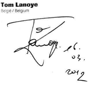 handtekening Tom Lanoye