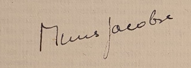 handtekening Muus Jacobse