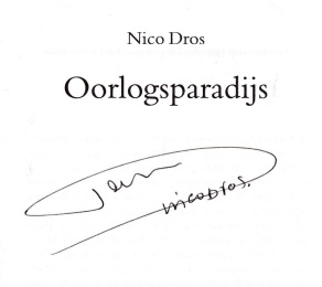 handtekening Nico Dros