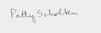 Handtekening Patty Scholten