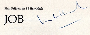 handtekening Pé Hawinkels