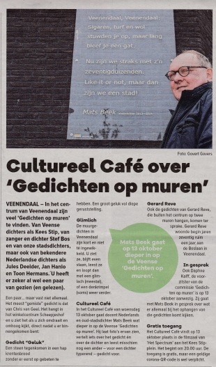 in en om Veenendaal Cultureel Café