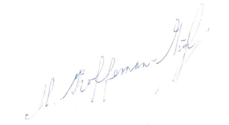 Handtekening M. Koffeman-Zijl