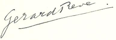 Handtekening Gerard Reve
