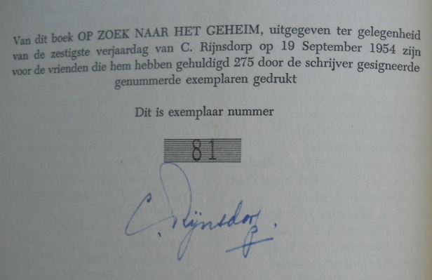 handtekening C. Rijnsdorp