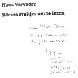 Opdracht Hans Vervoort