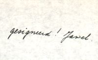 Handschrift Hans de Boer