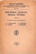 Specimina linguae Frisiae veteris