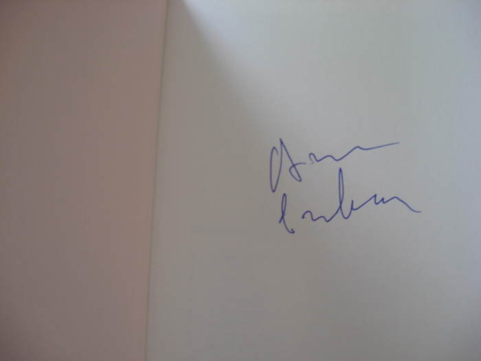 Handtekening Arnon Grunberg