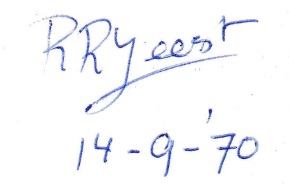 Handtekening R.R. van der Leest