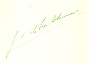 Handtekening Jac. van Hattum