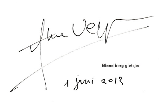 Handtekening Anne Vegter