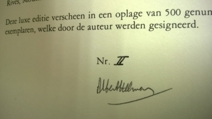 Handtekening Albert Helman