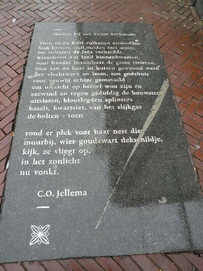 gedicht in Leeuwarden - Foto: Sarien Visser