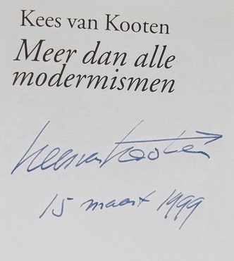 Handtekening Kees van Kooten