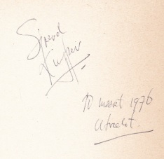 Handtekening Sjoerd Kuyper
