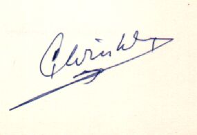 Handtekening Kees Winkler